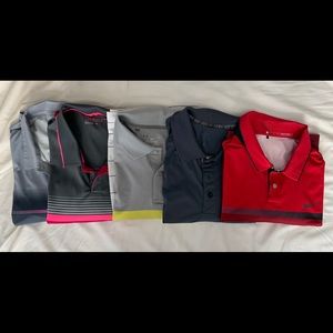 Men’s Golf Polo Bundle (Nike/UA/Reebok) Size L
